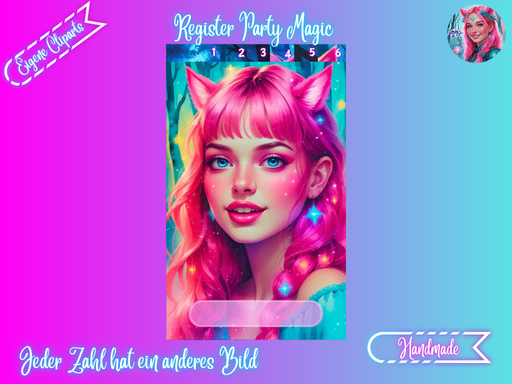 6er Register Magic - Yvoshandcraftworld