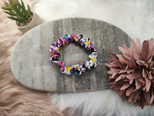 Yvoshandcraftworld Flowers Pop kleine Haargummi mit bunten Blumendetails für Damen