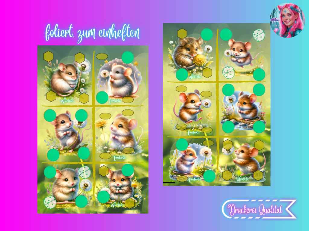 Sweet Mouse Challenge zum einheften