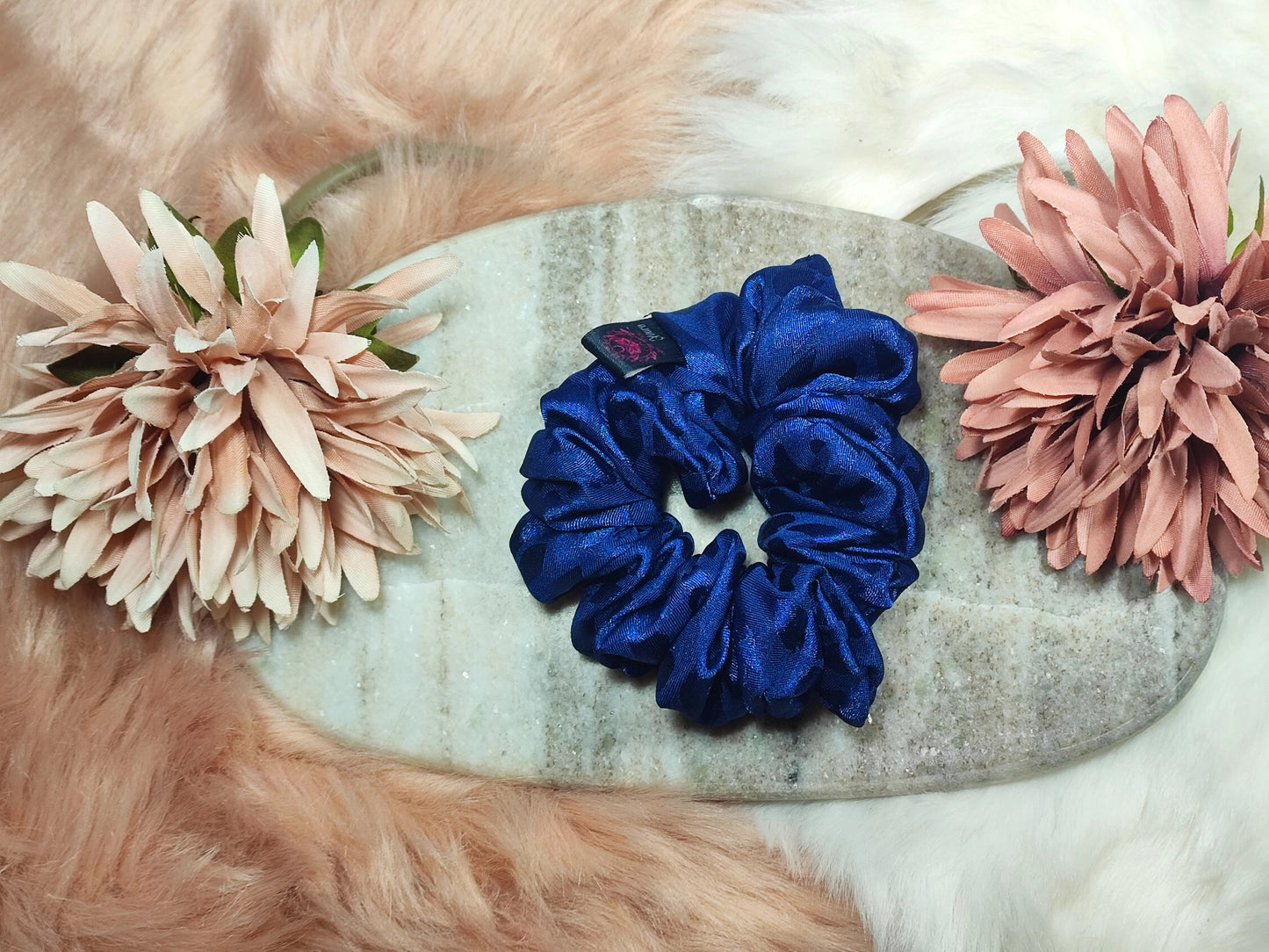 Midnight Blue Glow - Scrunchie Medium