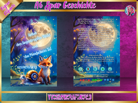 Rettet den Regentropfen Wald und das Mondschein Tal