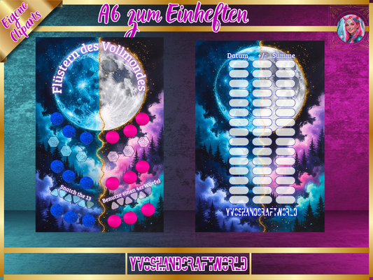 Flüstern des Vollmondes matt foliert zum Einheften