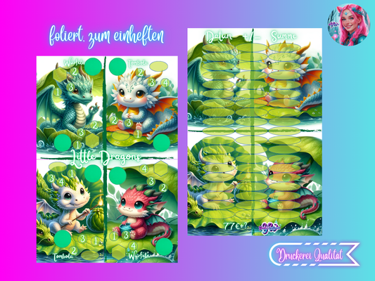 Little Dragons Challenge zum einheften