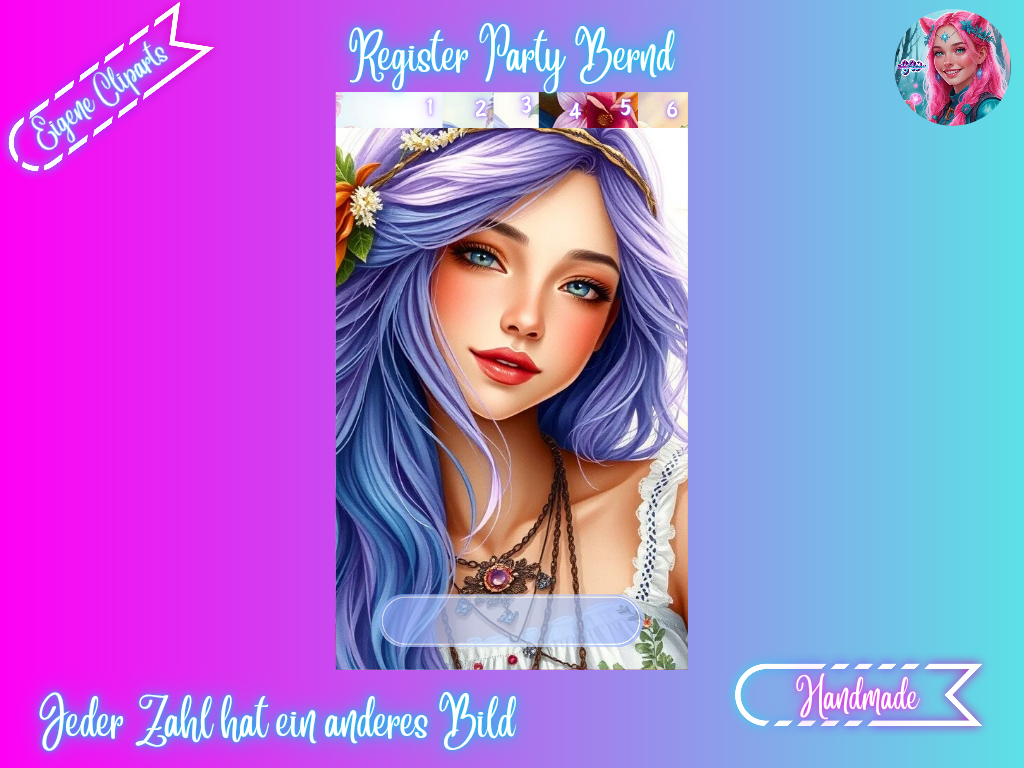 6er Register Boho - Yvoshandcraftworld