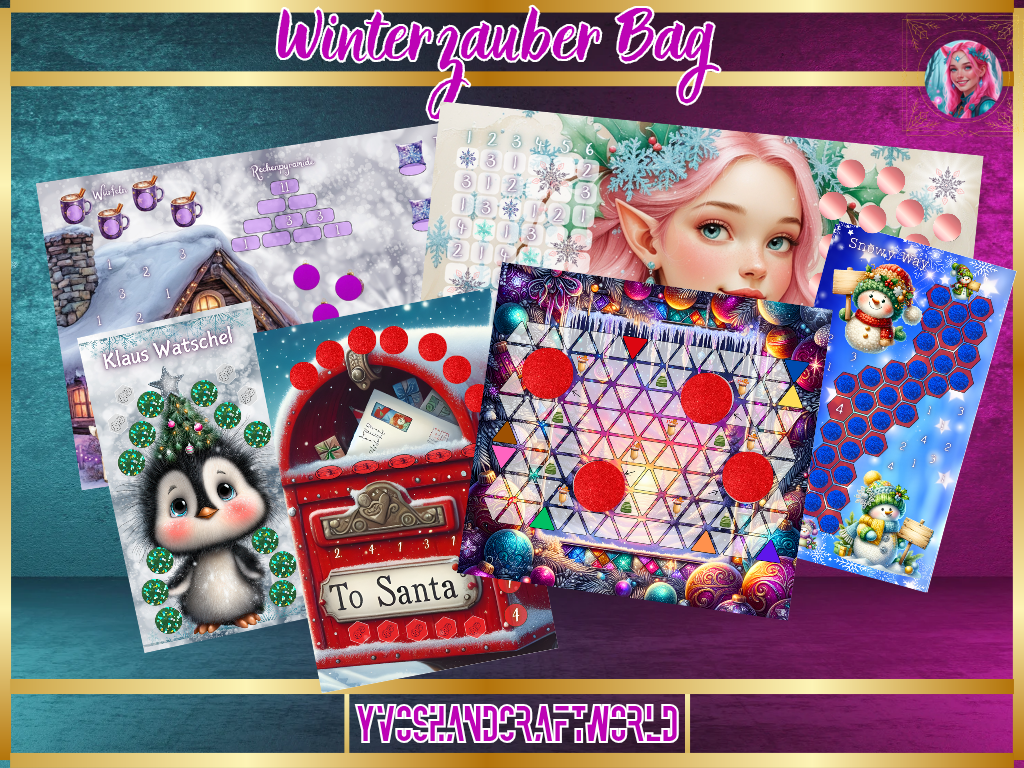 Winterzauber Bag A6 - Yvoshandcraftworld