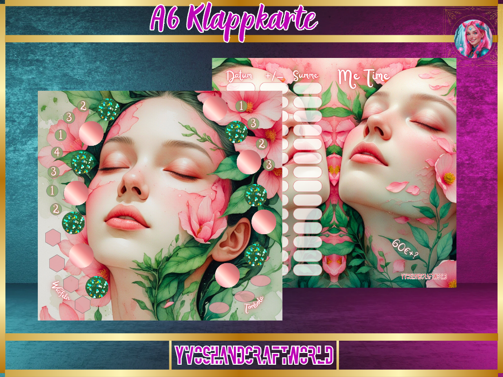 Me Time Klappkarte - Yvoshandcraftworld