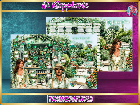 My Happy Place Klappkarte - Yvoshandcraftworld