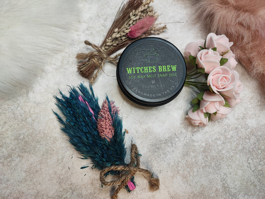 Sojawachs-Wachs für Duftlampen mit Witching Brew Duft, braune Wachsblöcke, für Aromatherapie und Raumduft.