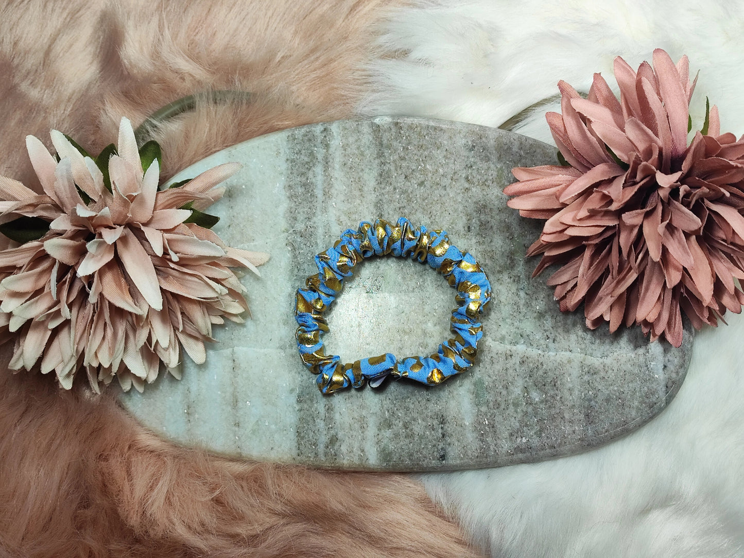 Ocean Gold  - Scrunchie Small