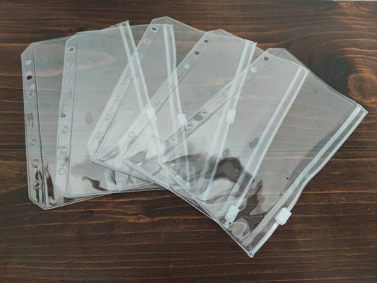 Hüllen Clear mit Zipper Umschlagmethode
