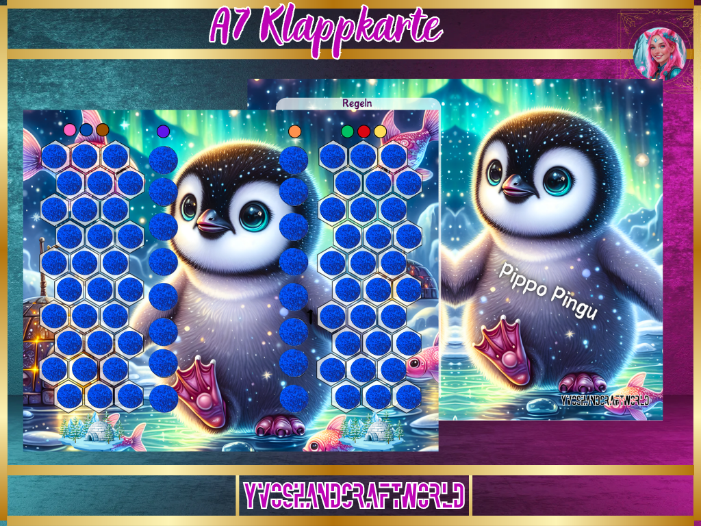 Pippo Pingu Klappkarte A7