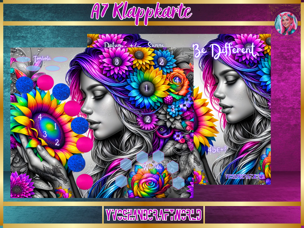 Be Different Klappkarte A7