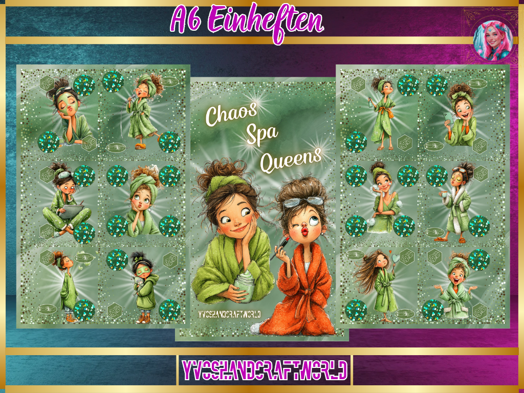 Chaos Spa Queens Challenge zum einheften - Yvoshandcraftworld