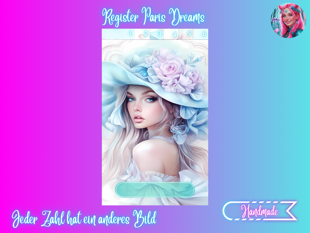 6er Register Paris Dreams - Yvoshandcraftworld