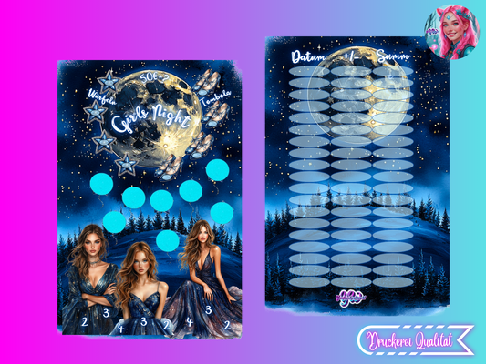 Girls Night Challenge zum einheften