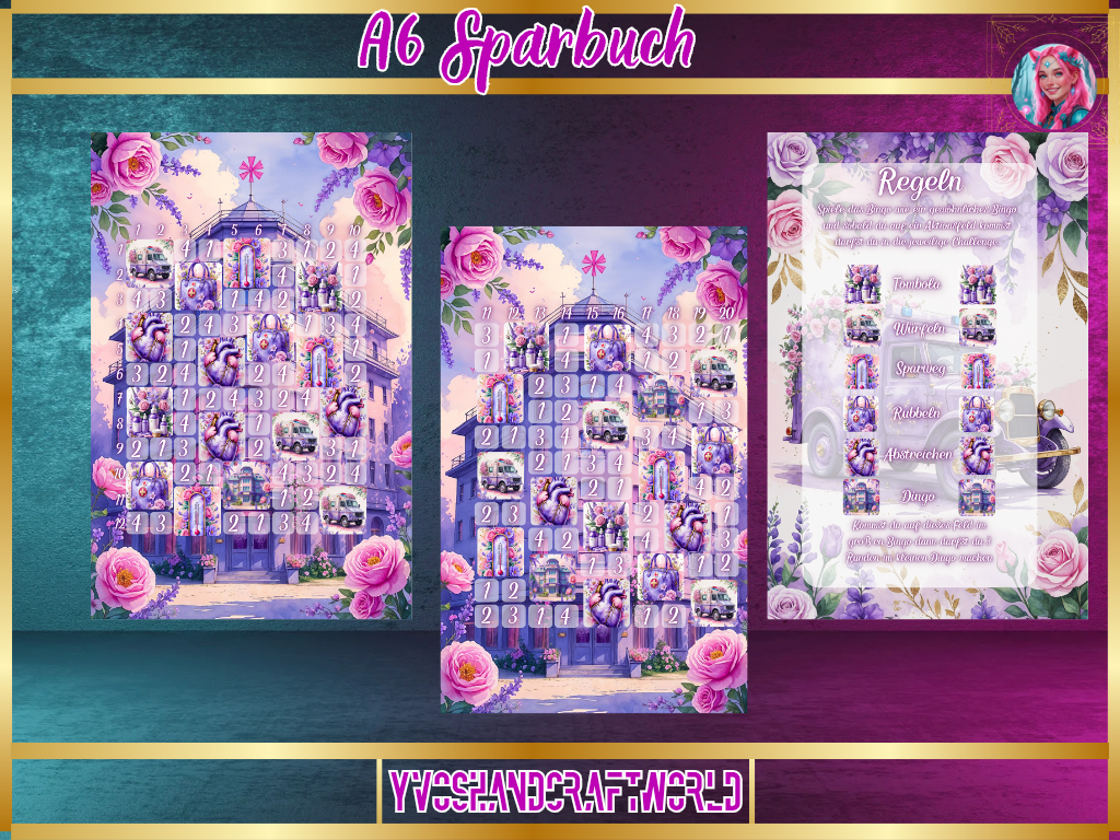 Sparbuch Gesundheit - Yvoshandcraftworld