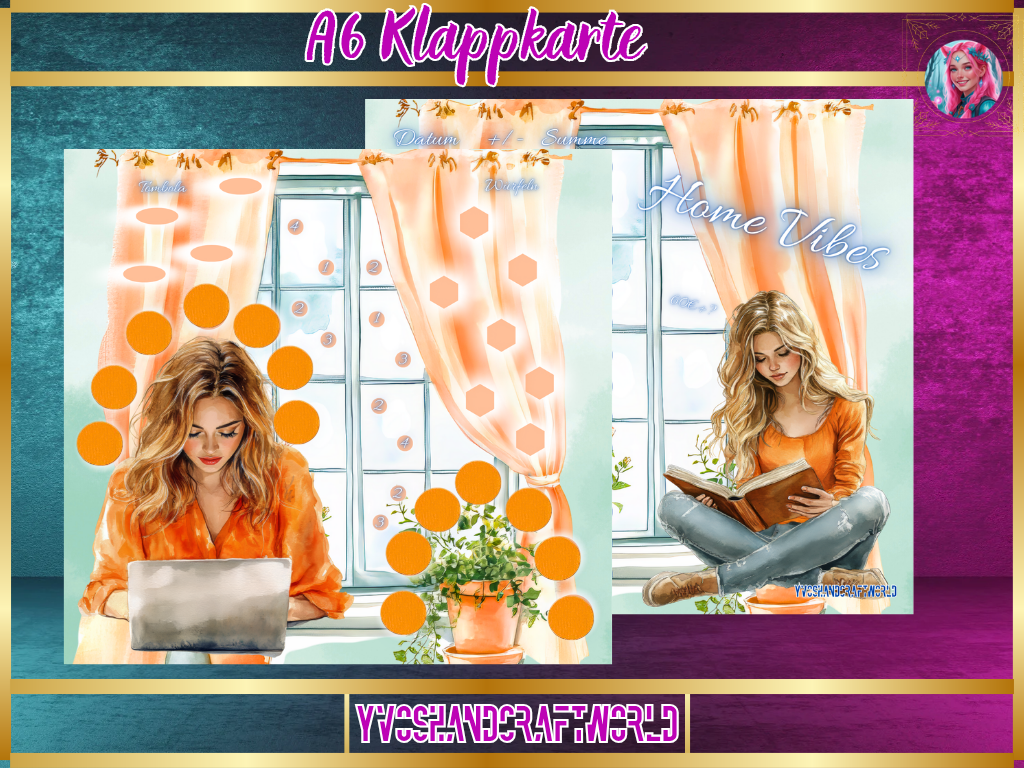 Home Vibes  Klappkarte - Yvoshandcraftworld