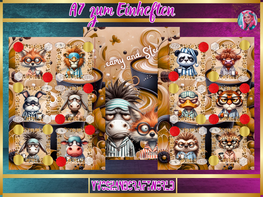 Dreamy and Steamy Challenge einheften A7 - Yvoshandcraftworld