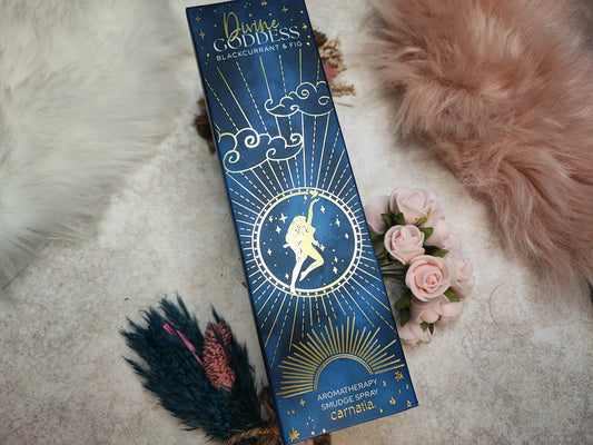 Räucherstäbchen Divine Goddess von Mein Shop, handgefertigte Packung mit duftenden Räucherstäbchen für Meditation und Entspannung