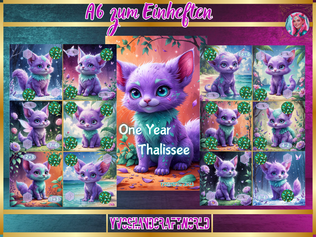 One Year Thalissee Challenge zum einheften