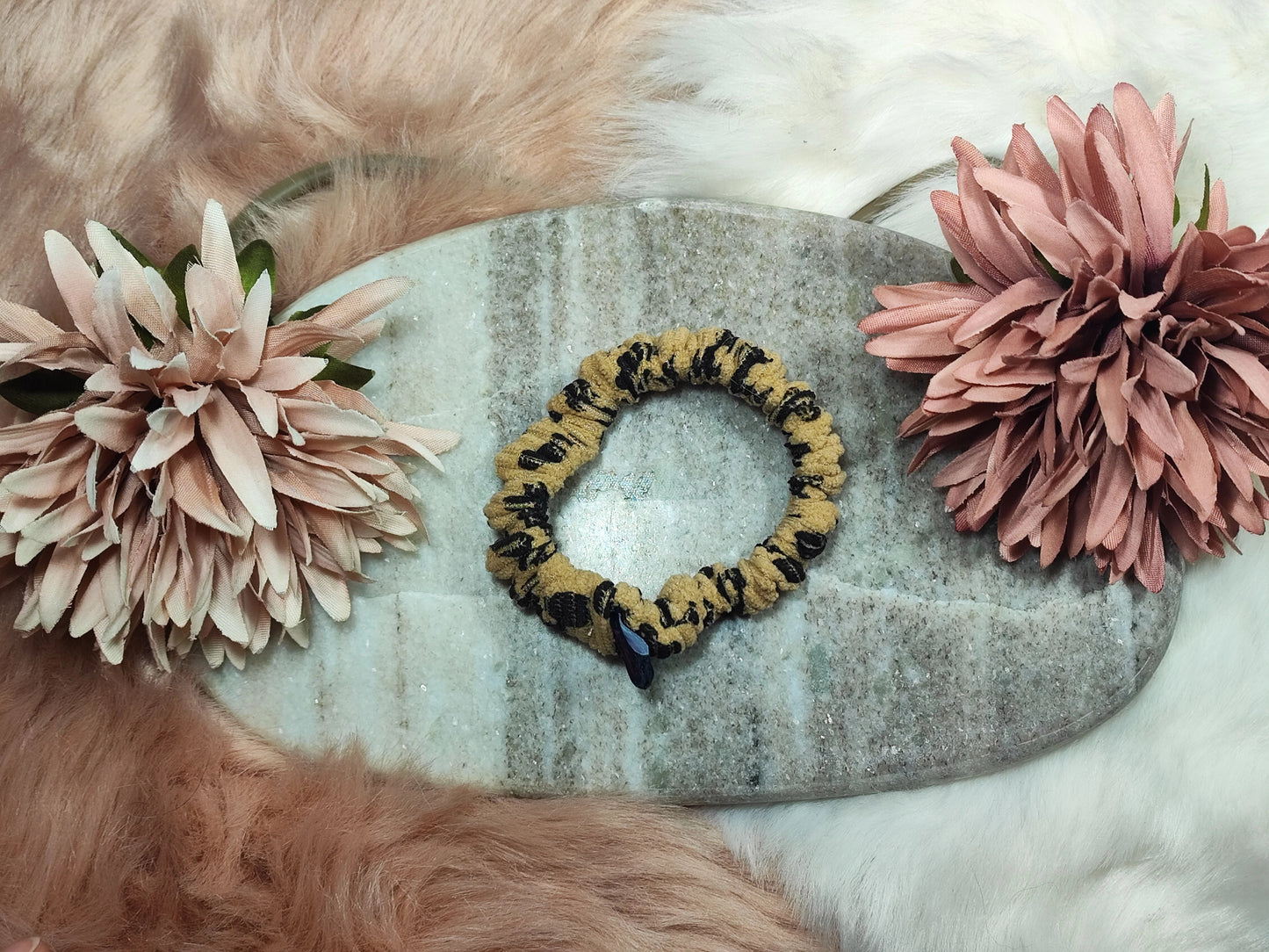 Golden Savannah - Cord Scrunchie Small