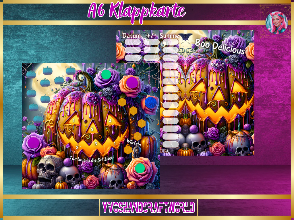 Boo Delicious Klappkarte