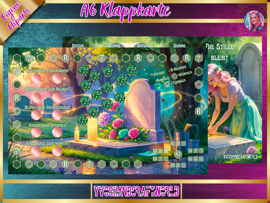 Die Stille bleibt Klappkarte