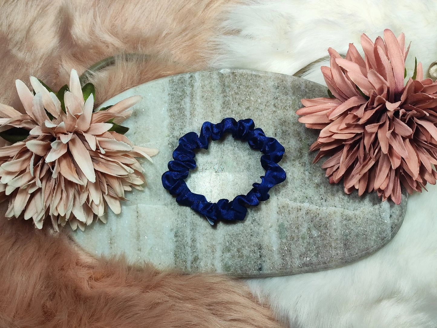 Midnight Blue Glow - Scrunchie Small