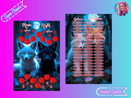 Moon Night Challenge zum einheften