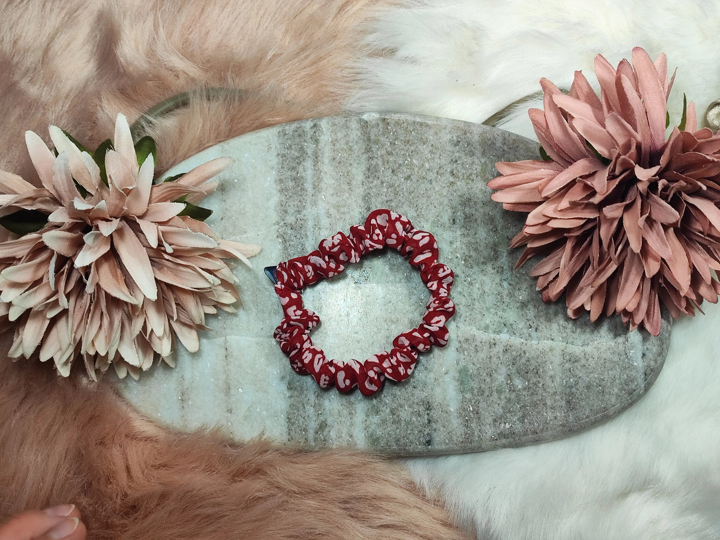 Cherry Red  - Scrunchie Small