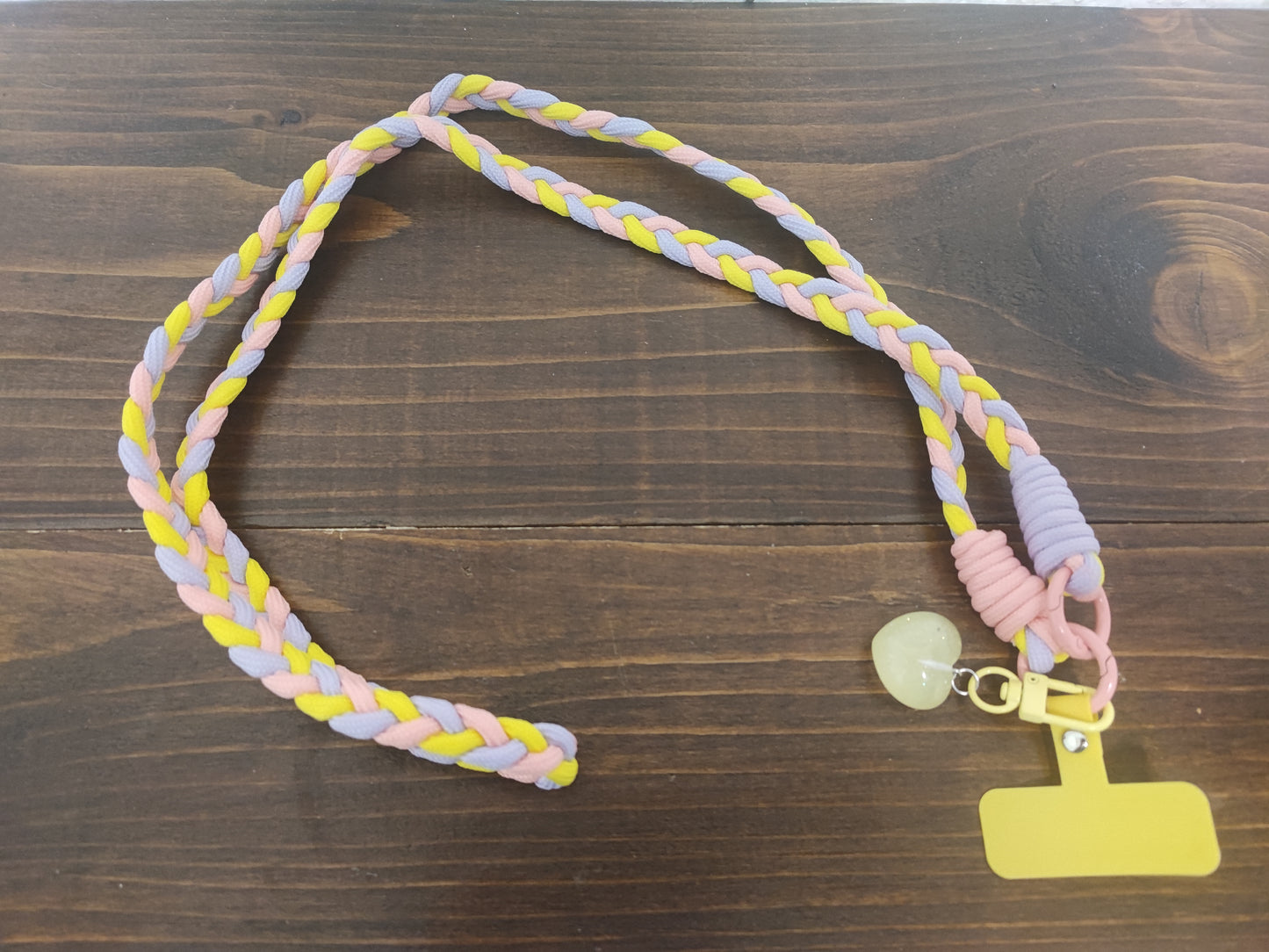 Handykette Gelb Rosa