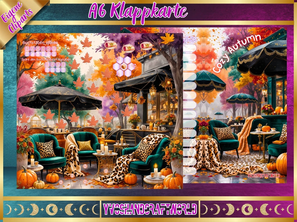 Cozy Autumn Klappkarte