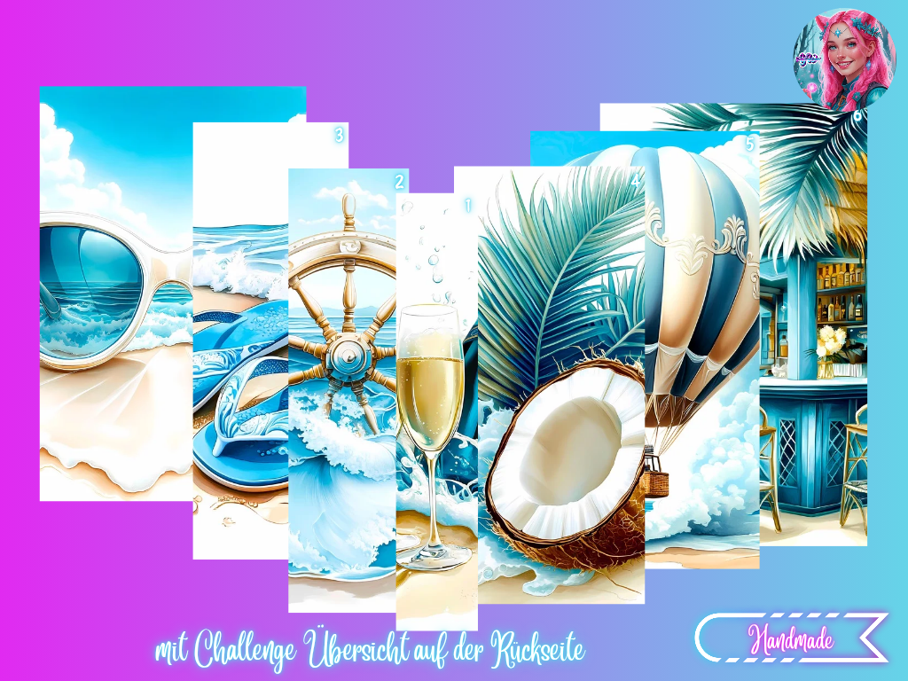 6er Register Blue Lagoon