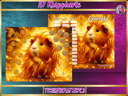Caramelo Klappkarte A7