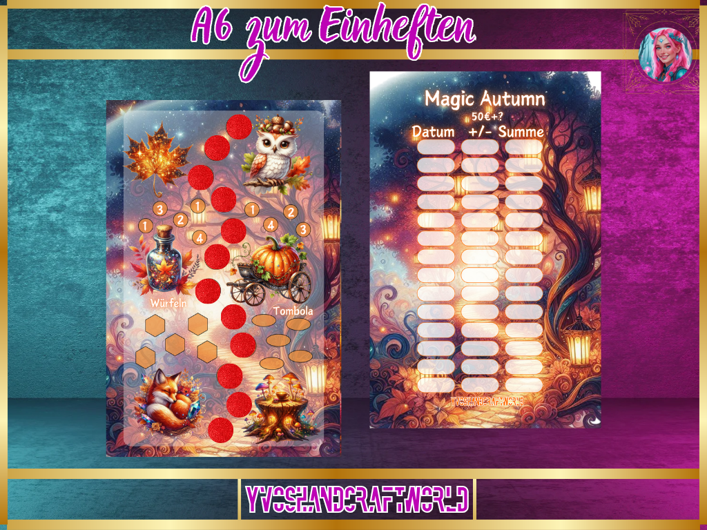 Magic Autumn matt foliert zum Einheften