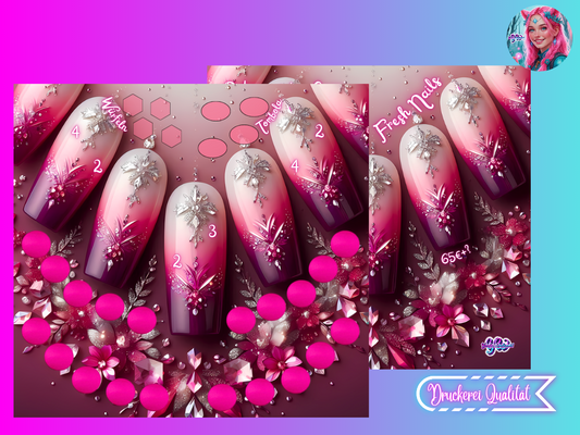 Fresh Nails Klappkarte
