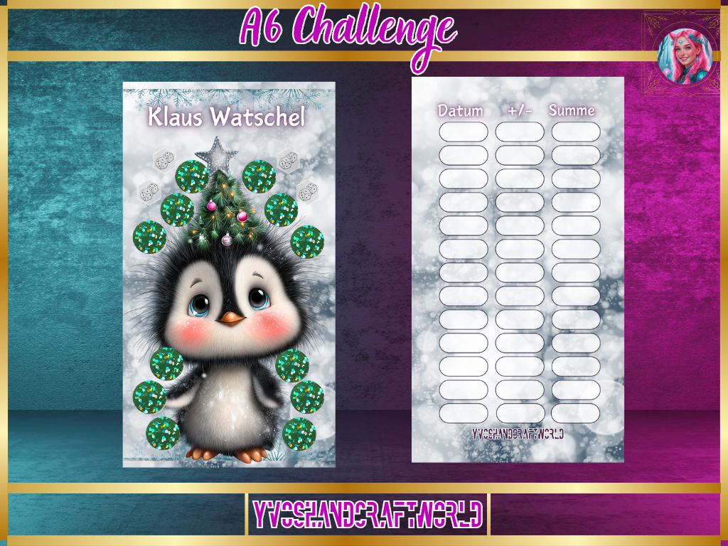 Winterzauber Bag A6 - Yvoshandcraftworld
