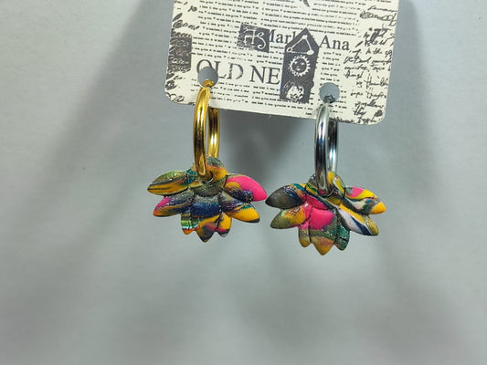 Mini Bloom Splash Creolen