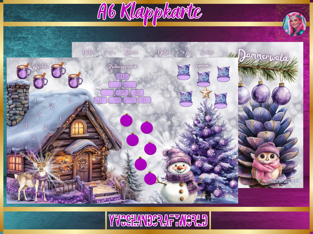 Winterzauber Bag A6 - Yvoshandcraftworld