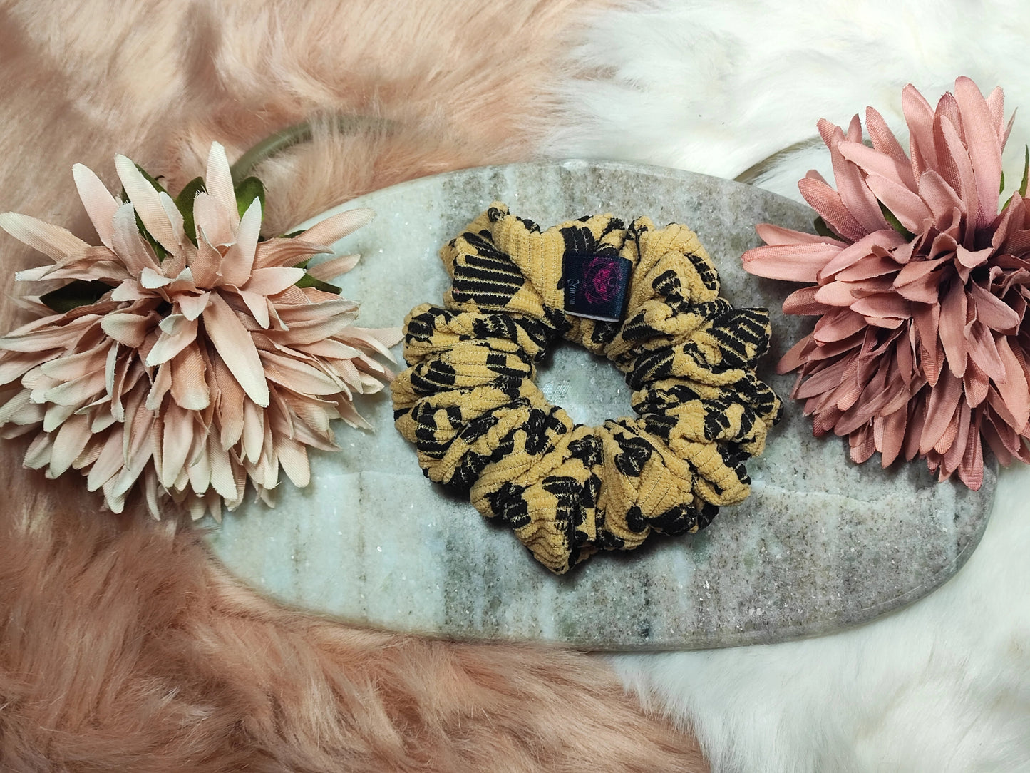 Golden Savannah - Cord Scrunchie Medium