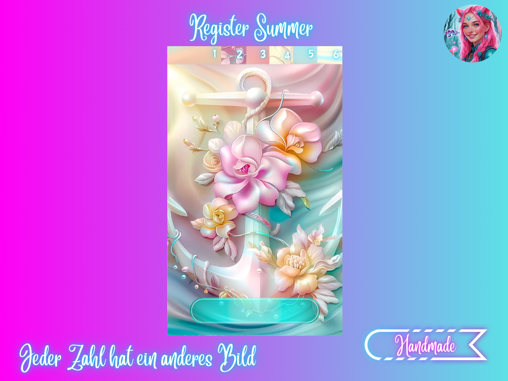 6er Register Paris Summer - Yvoshandcraftworld