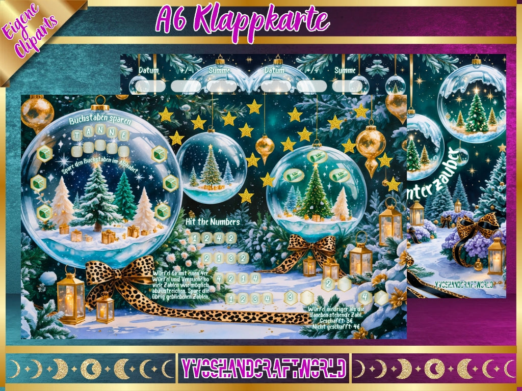 Winterzauber Klappkarte