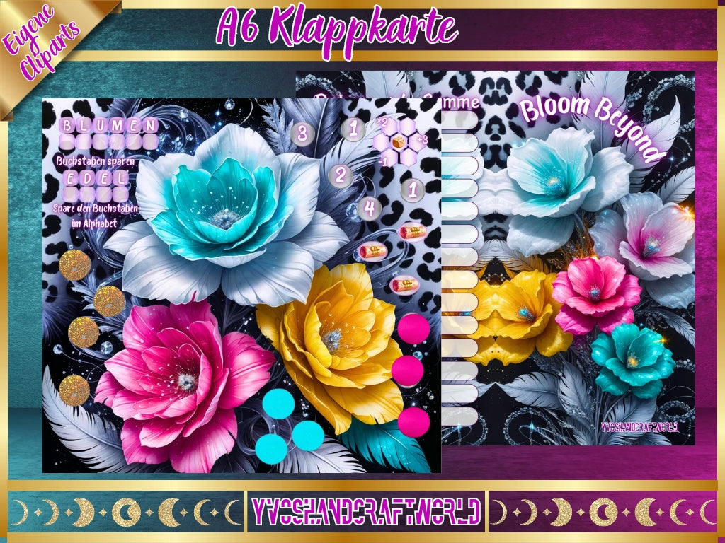 Bloom Beyond Klappkarte