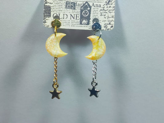 Moon Glitter Ohrring