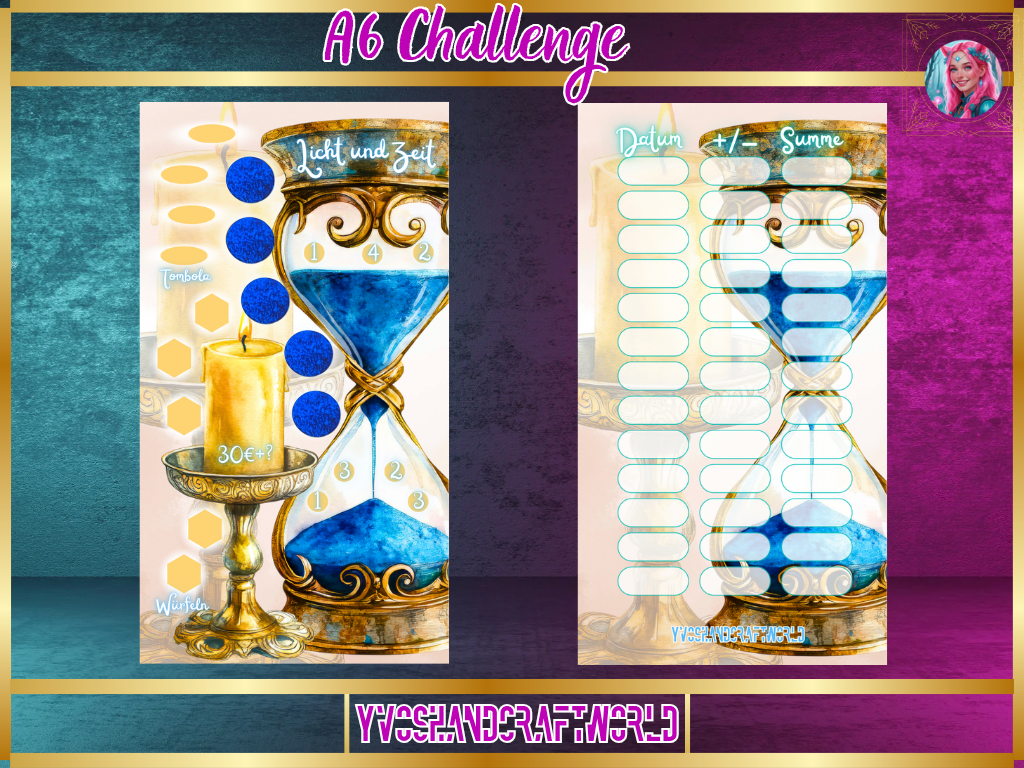 Licht und Zeit Challenge - Yvoshandcraftworld