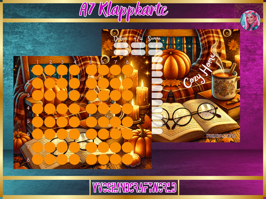 Cozy Home Klappkarte A7