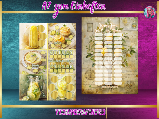 Lemon Love Einheften matt foliert A7