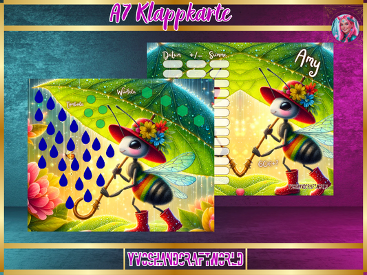 Amy Klappkarte A7