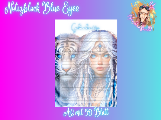 Notizblock Blue Eyes