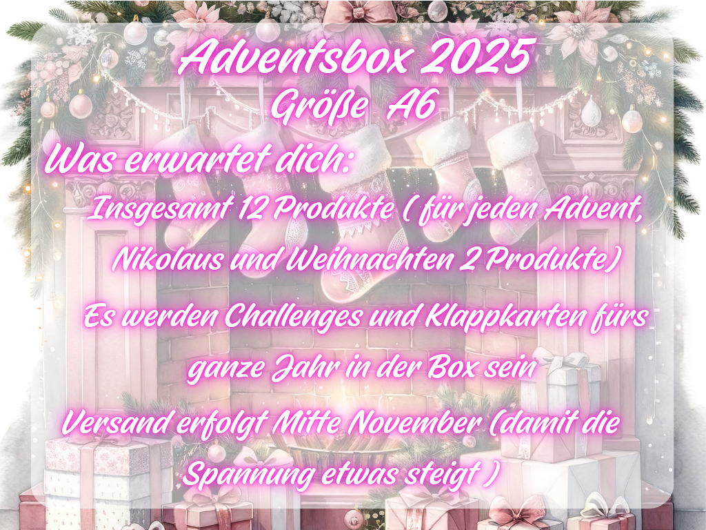 Adventsbox 2025 Größe A6